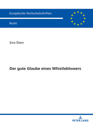 cover image of Der gute Glaube eines Whistleblowers